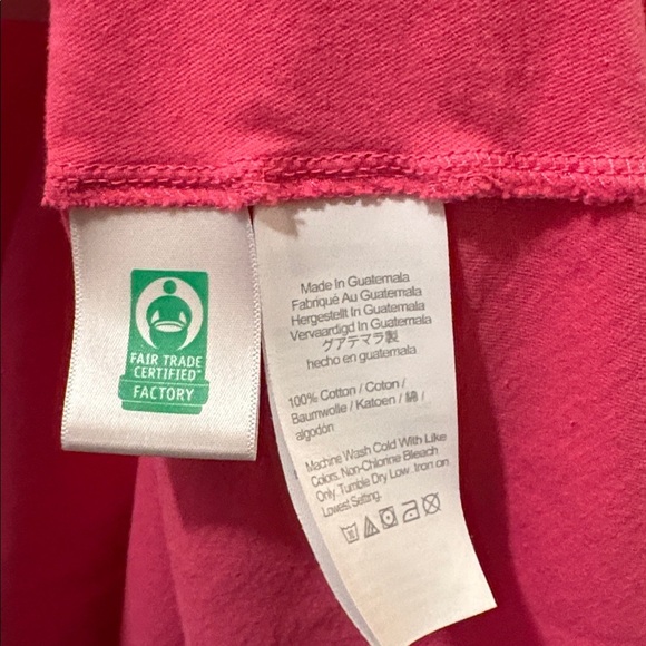 J. Crew Vibrant Pink Dress - women’s XL - 100% cotton - tiered - Picture 3 of 5